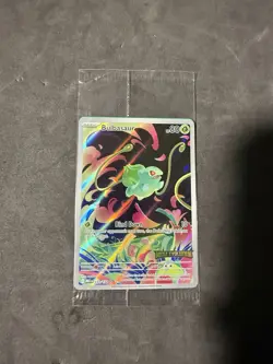 Bulbasaur 133/132 Mega Evolution Box Topper Stamp Stamped Promo Pokemon Card - Image 1