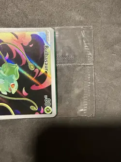 Bulbasaur 133/132 Mega Evolution Box Topper Stamp Stamped Promo Pokemon Card - Image 3