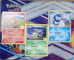 Pokemon 25th Celebrations GEN 4 Starters JUMBO Cards Oversized - Image 1