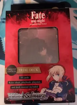 Weiss Schwarz Fate/Stay Night Unlimited blade English Trial Deck New/Sealed ubw - Image 1