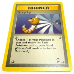 Pokemon Base Set 2 Scoop Up Vintage Card 107/130 Rare NM Unplayed - Image 3