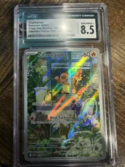 Charmander 044 Sv: Scarlet & Violet Promo Cards Holo GRADED NM/MINT+ - Image 1