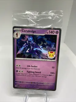 Ceruledge Pokemon Day 2024 Stamped Sealed Promo Card Paldean Fates 040/091 - Image 1
