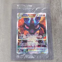 Pokemon TCG Lucario VSTAR Black Star Promo SWSH291 Holo Card NM/Mint Condition - Image 1