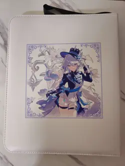 Anime Waifu Trading Card 9-Pocket 3-Ring Zipper Binder - Image 2