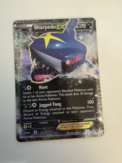 Pokemon TCG Sharpedo EX Ultra Rare Card 91/160 XY: Primal Clash - Image 1