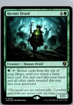 #202 Hermit Druid Innistrad Remastered Rare Foil - Image 1