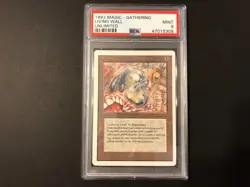 1993 LIVING WALL Unlimited Edition Vintage MTG Artifact Graded PSA 9 MINT - Image 1