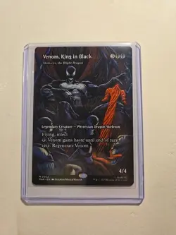 VENOM, KING IN BLACK (SKITHIRYX, THE BLIGHT DRAGON) mtg NM-M Spider-Man Mythic - Image 4