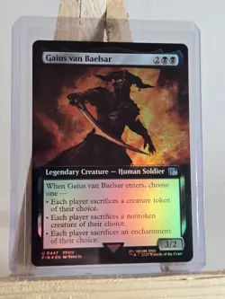 MTG Gaius van Baelsar / Extended Art/ Foil / 0447 Final Fantasy NM - Image 1