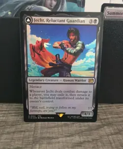 MTG Final Fantasy Jecht, Reluctant Guardian Extended Art Foil - Image 1