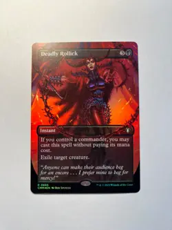 Deadly Rollick (Borderless) Commander Masters Foil MTG🔥HOT🔥 - Image 1