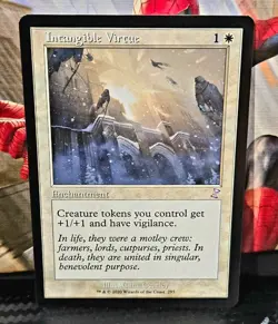magic the gathering - Intangible Virtue - Enchantment - Tokens - White - Image 1
