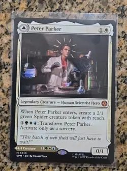 Peter Parker Marvel's Amazing Spider-Man Regular Mythic Magic Mtg #0010 - Image 1