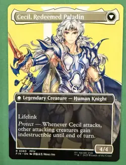 Magic~Cecil, Dark Knight/Cecil, Redeemed Paladin 380~Double-sided Final Fantasy - Image 2