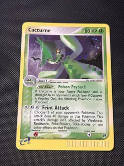 Cacturne 2/100 Reverse Holo EX Sandstorm Nintendo Collectible Pokemon Card - Image 1