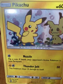 Pokemon Pikachu Promo SM162 Holo - Image 3