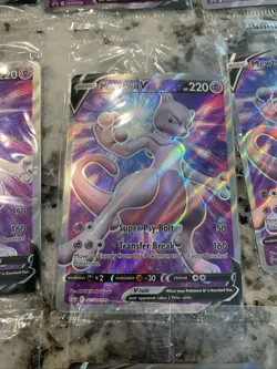 SEALED LOT Mewtwo V SWSH229 Promo Full Art Holo Pokemon GO TCG NM - Lot Of 34 - Image 4