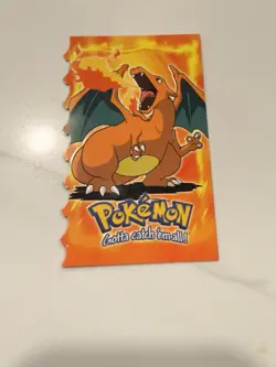 1999 Topps Charizard Pokemon #6/12 Die-Cut Evolution Card - Image 1