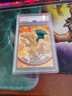 1999 Topps Pokemon TV Charizard PSA 5 - Image 1