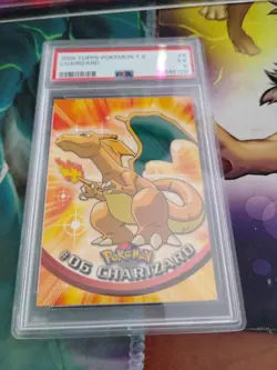 1999 Topps Pokemon TV Charizard PSA 5 - Image 2