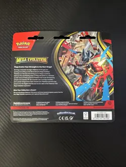 Pokemon TCG Mega Evolution 3 Pack Blister (Golduck) Factory Sealed - Image 2