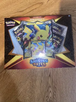 Pokemon Shining Fates Pikachu V Collection Box New Factory Sealed - Image 1