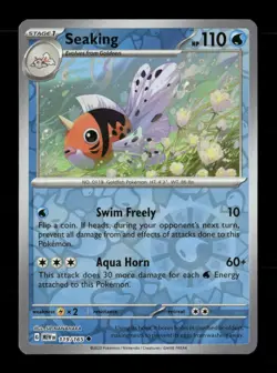 Seaking Reverse Holo Uncommon SV: Scarlet & Violet 151 119/165 NM Pokemon NM - Image 1