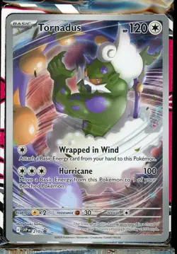 Tornadus 2025 Pokemon White Flare #210 Black Star Promo Holo Sealed - Image 1
