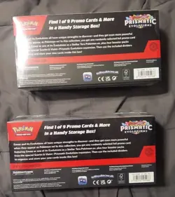 Pokemon TCG Lot Of (2) Prismatic Evolutioms, Surprise Box, English - Image 2
