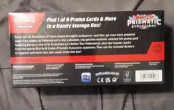 Pokemon TCG Lot Of (2) Prismatic Evolutioms, Surprise Box, English - Image 4