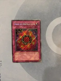 Ring Of Destruction (RP02-EN066) Yu-Gi-Oh! Retro Pack 2 Secret Rare Holo Bleed - Image 1