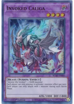 Yugioh - Invoked Caliga (Ultra Rare) (1st Edition) - BLAR-EN080 P - Image 1