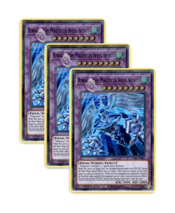 Yugioh! Aiwass, the Magistus Spell Spirit GEIM-EN005 (SR) 1st Ed 3x - Image 1