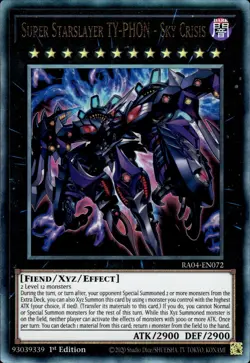 Super Starslayer TY-PHON - Sky Crisis - Ultimate Rare RA04-EN072 - NM - YuGiOh - Image 1
