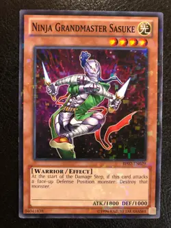 YUGIOH Ninja Grandmaster Sasuke - BP02-EN029 - Mosaic Rare NM - Image 1