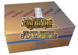 2025 Yugioh Quarter Century Stampede 1st Edition Booster Case Sealed Pre-Sale - Image 1