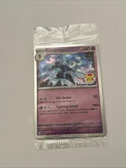 Ceruledge - (Pokemon Day 2024) (Cosmos Holo) 040/091 SEALED PROMO Pokemon Card - Image 1
