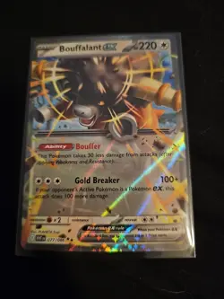 Pokemon TCG Bouffalant EX Card 077/086 Scarlet & Violet White Flare - Image 1
