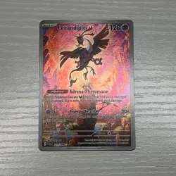 Pokemon TCG Fezandipiti 073/064 Shrouded Fable Holo Card Illustration Rare - Image 1