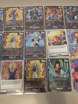 DRAGON BALL SUPER CARD GAME Raging Roar 21 HOLO Card Lot - Image 3