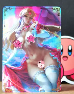 ACG VERY Sexy Card - Peach Princess Zelda - The Legend of Zelda waifu boobs V-V - Image 1