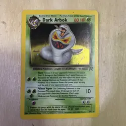 Pokemon TCG Team Rockets Dark Arbok Holo Card 2/82 - Image 1