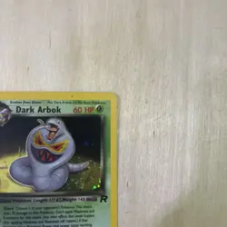Pokemon TCG Team Rockets Dark Arbok Holo Card 2/82 - Image 2