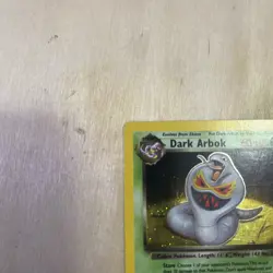 Pokemon TCG Team Rockets Dark Arbok Holo Card 2/82 - Image 3