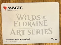 MTG Wilds of Eldraine Enchanting Tales Art Card, Verdant Outrider 28/81 - Image 2
