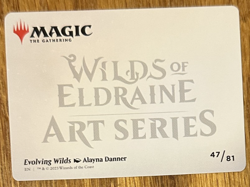 MTG Wilds of Eldraine Enchanting Tales Art Card, Evolving Wilds 47/81 - Image 2