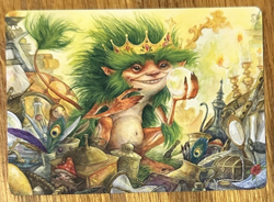 MTG Wilds of Eldraine Enchanting Tales Art Card, Knickknack Ouphe 50/81 - Image 1