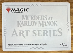 MTG Murders At Karlov Manor Art Card, Kylox, Visionary Inventor 43/49 - Image 2