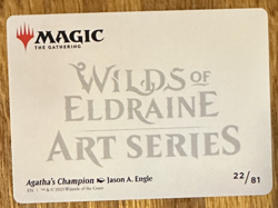 MTG Wilds of Eldraine Enchanting Tales Art Card, Agatha's Champion 22/81 - Image 2